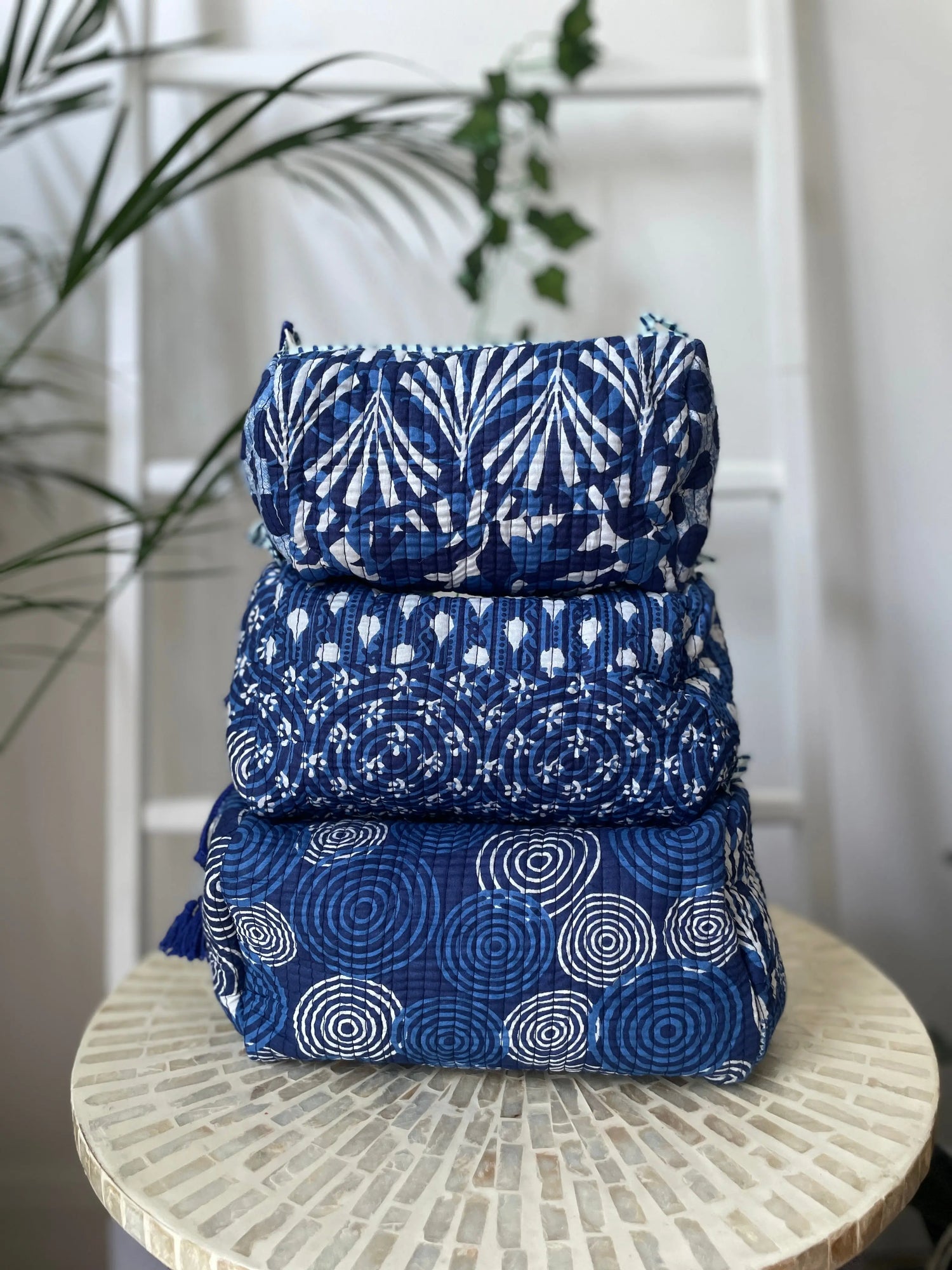 Cotton Quilted Wash Bags My Store