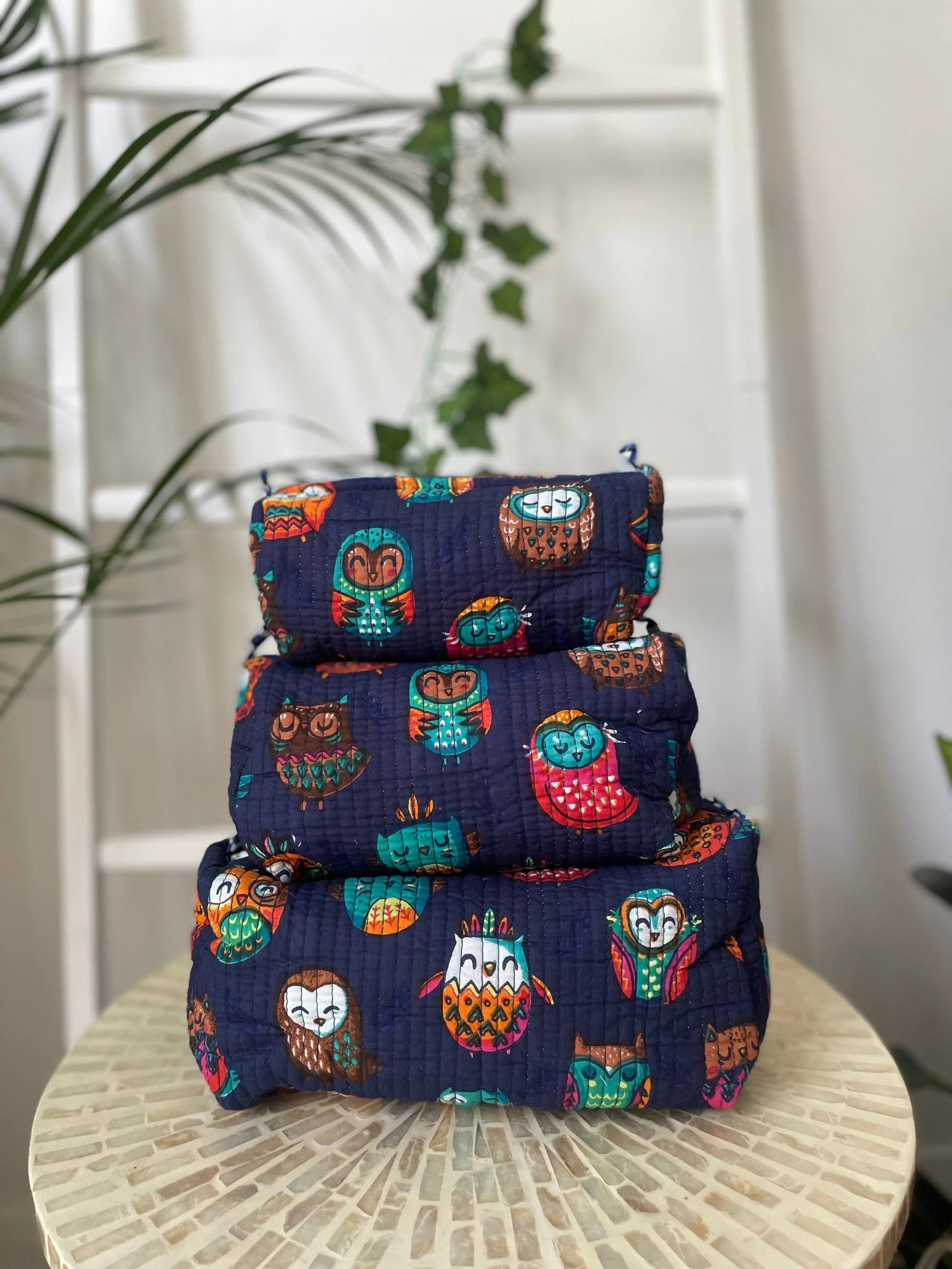 Cotton Quilted Wash Bags My Store