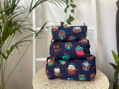 Cotton Quilted Wash Bags My Store