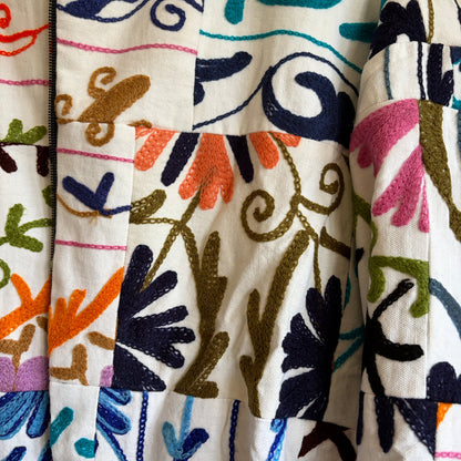 Patchwork Suzani Bomber Jacket 