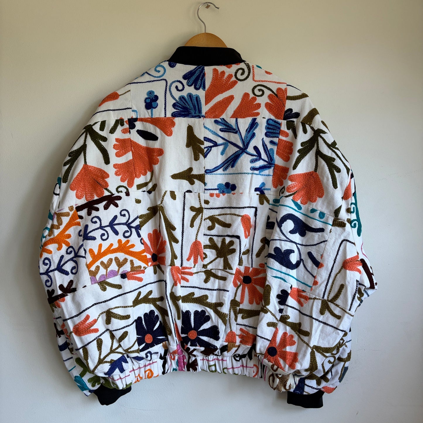 Patchwork Suzani Bomber Jacket 