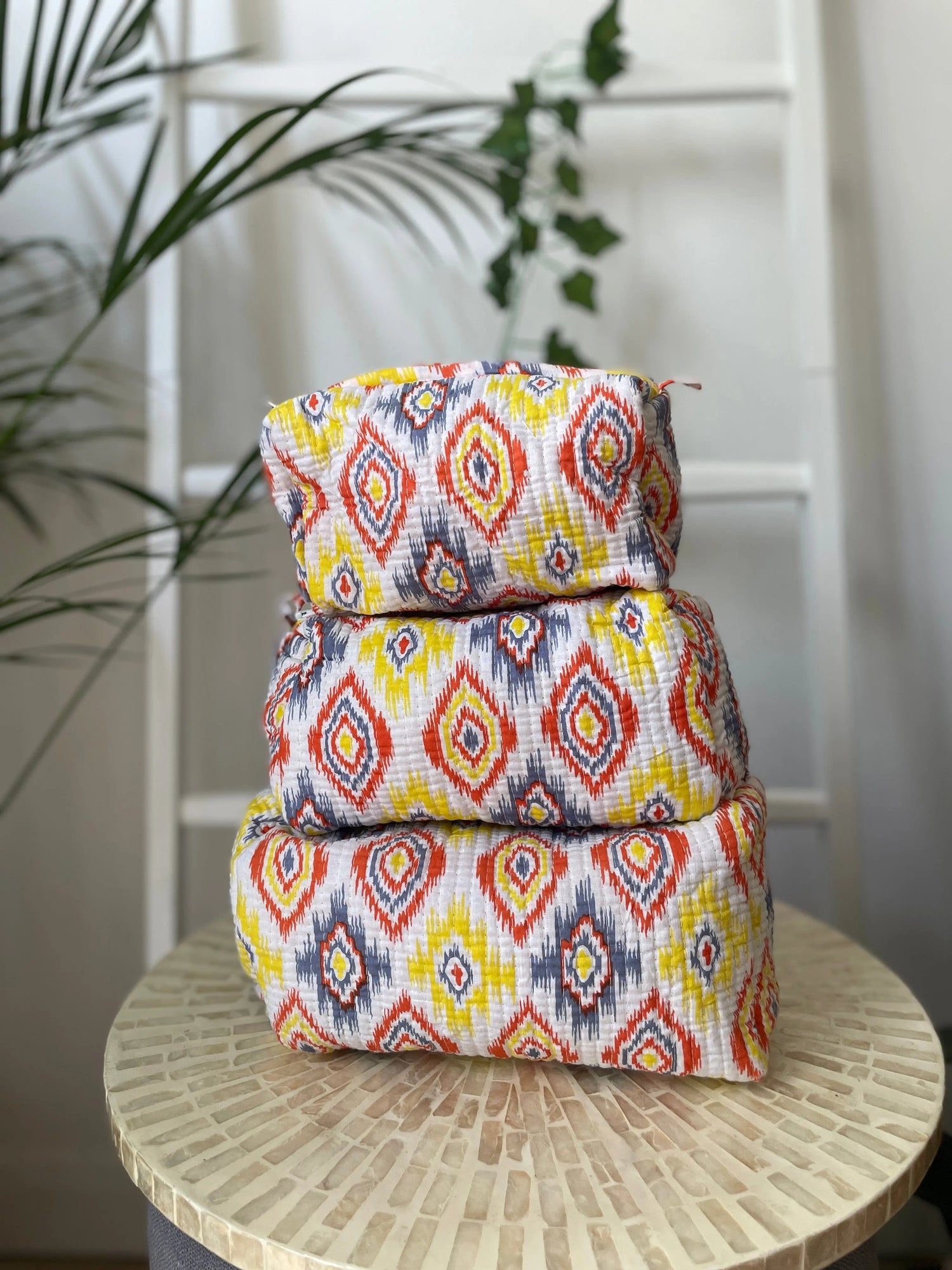 Cotton Quilted Wash Bags My Store