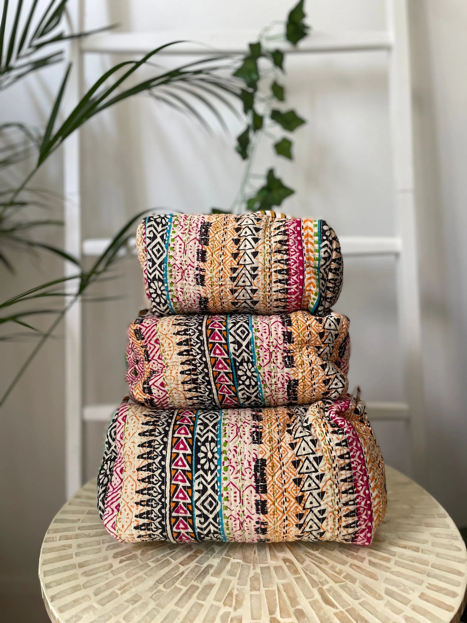 Cotton Quilted Wash Bags My Store