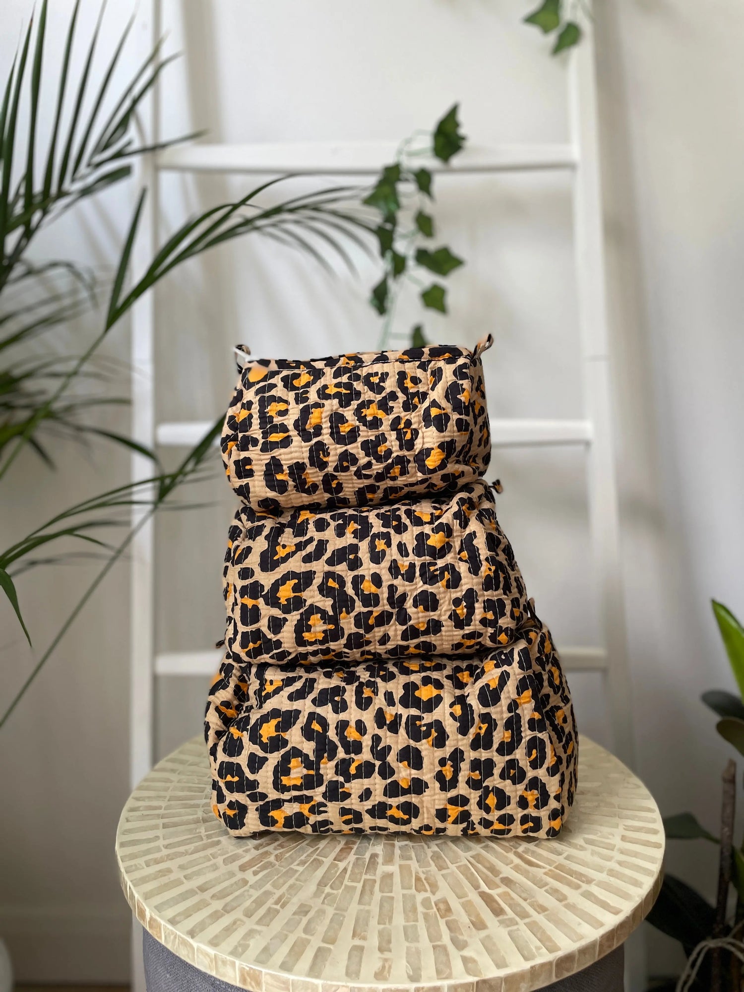 Cotton Quilted Wash Bags My Store