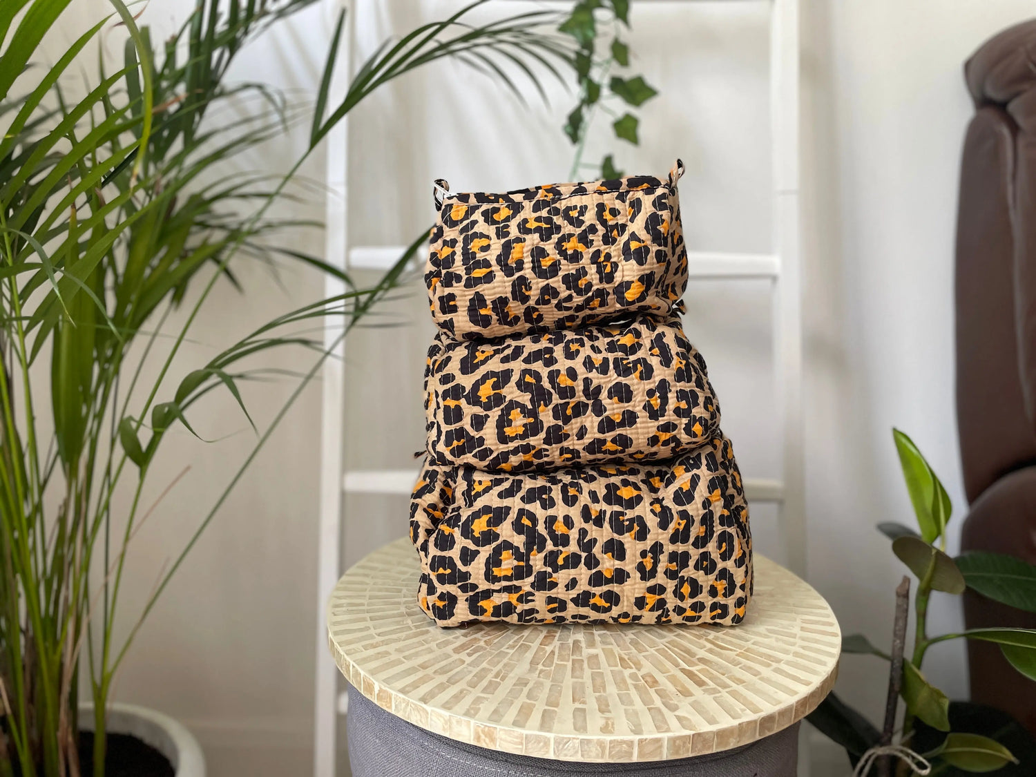 Cotton Quilted Wash Bags My Store
