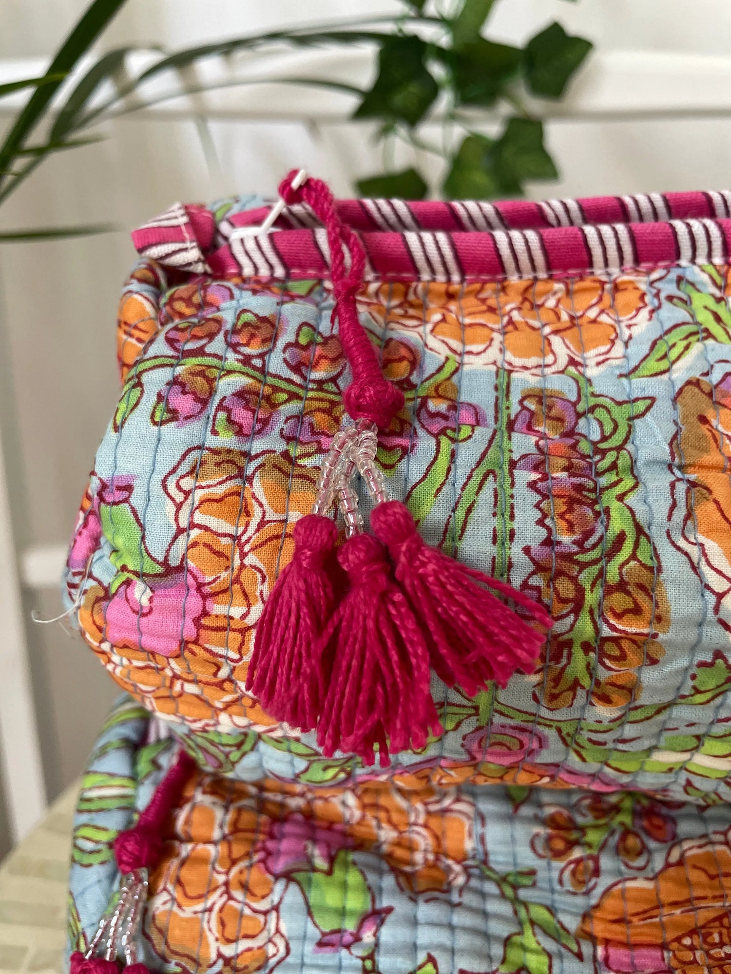Cotton Quilted Wash Bags My Store