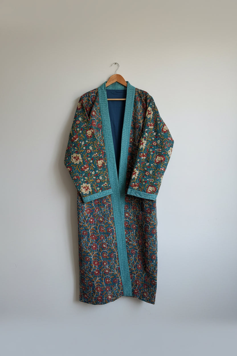 Kantha Bath Robe Kimono