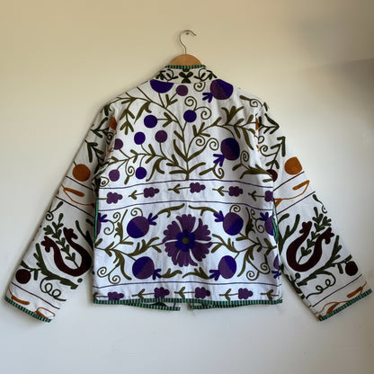 Ivory & Ochre Suzani Paisley Embroidered Jacket