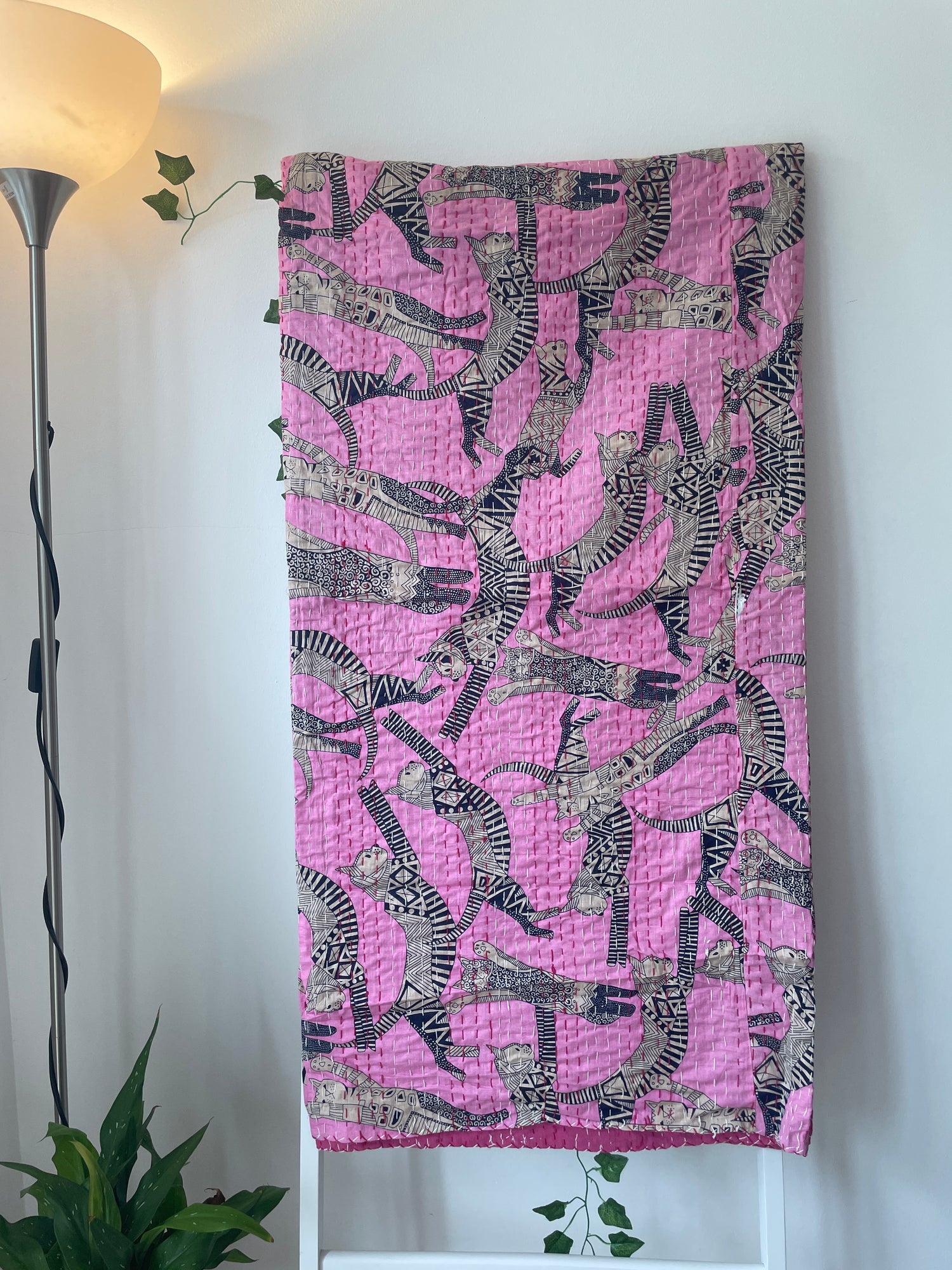 Kantha Embroidery Bedcover