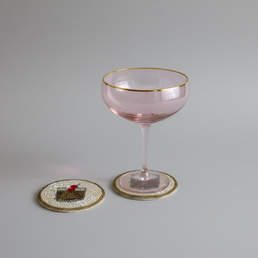 Cocktail Beaded Coaster – Handmade Drinks Mat