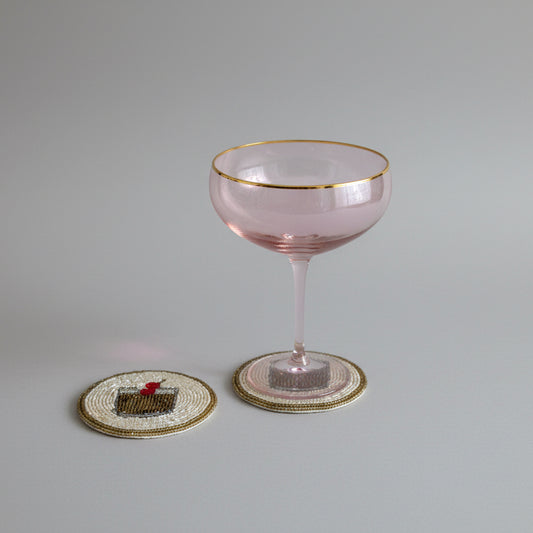 Cocktail Beaded Coaster – Handmade Drinks Mat