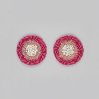 Luxury beaded coaster Unique table decoration