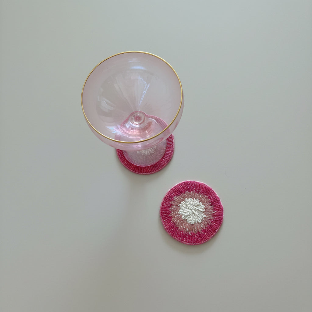 Luxury beaded coaster Unique table decoration