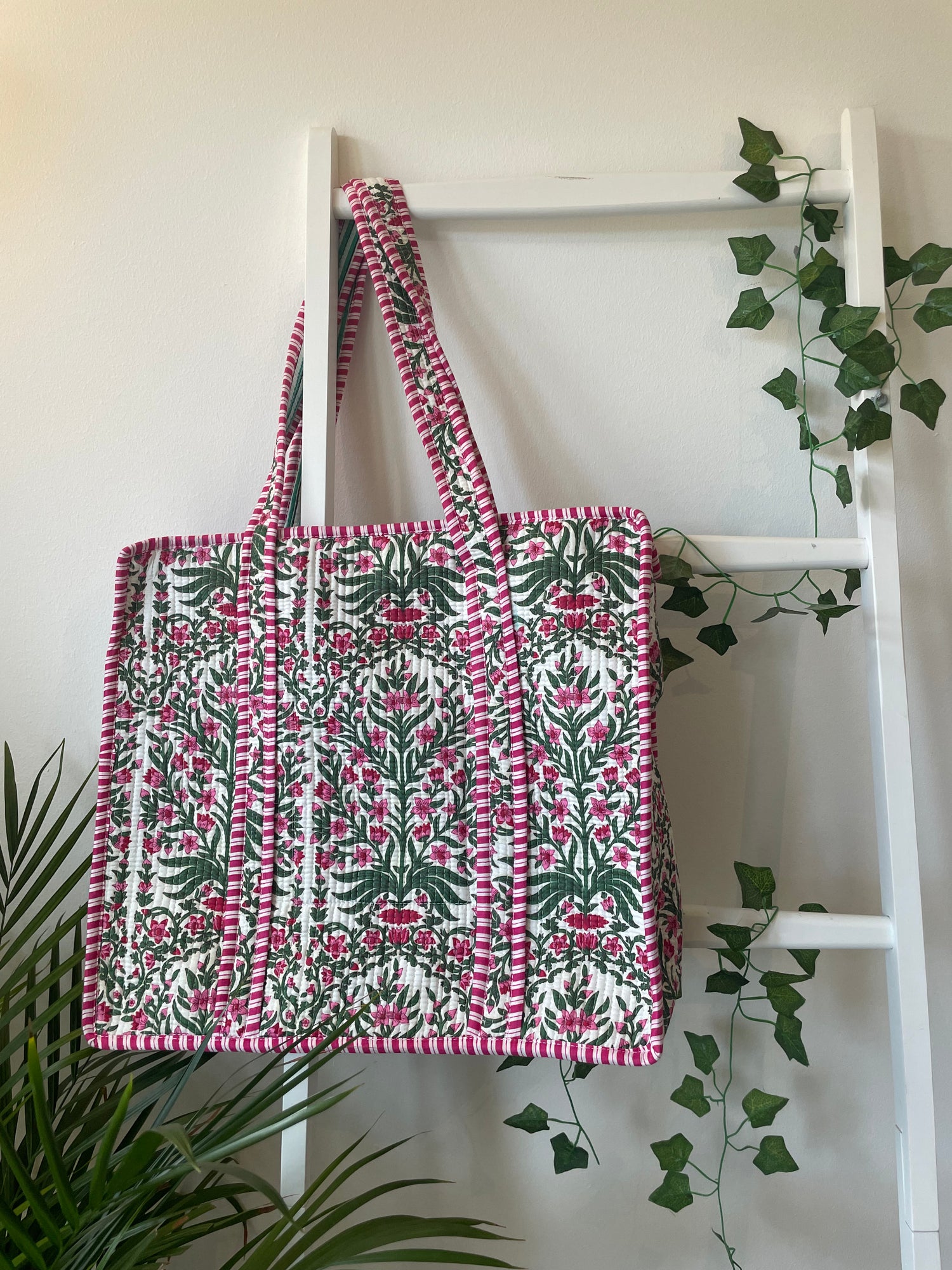 Quilted Cotton Tote bag
