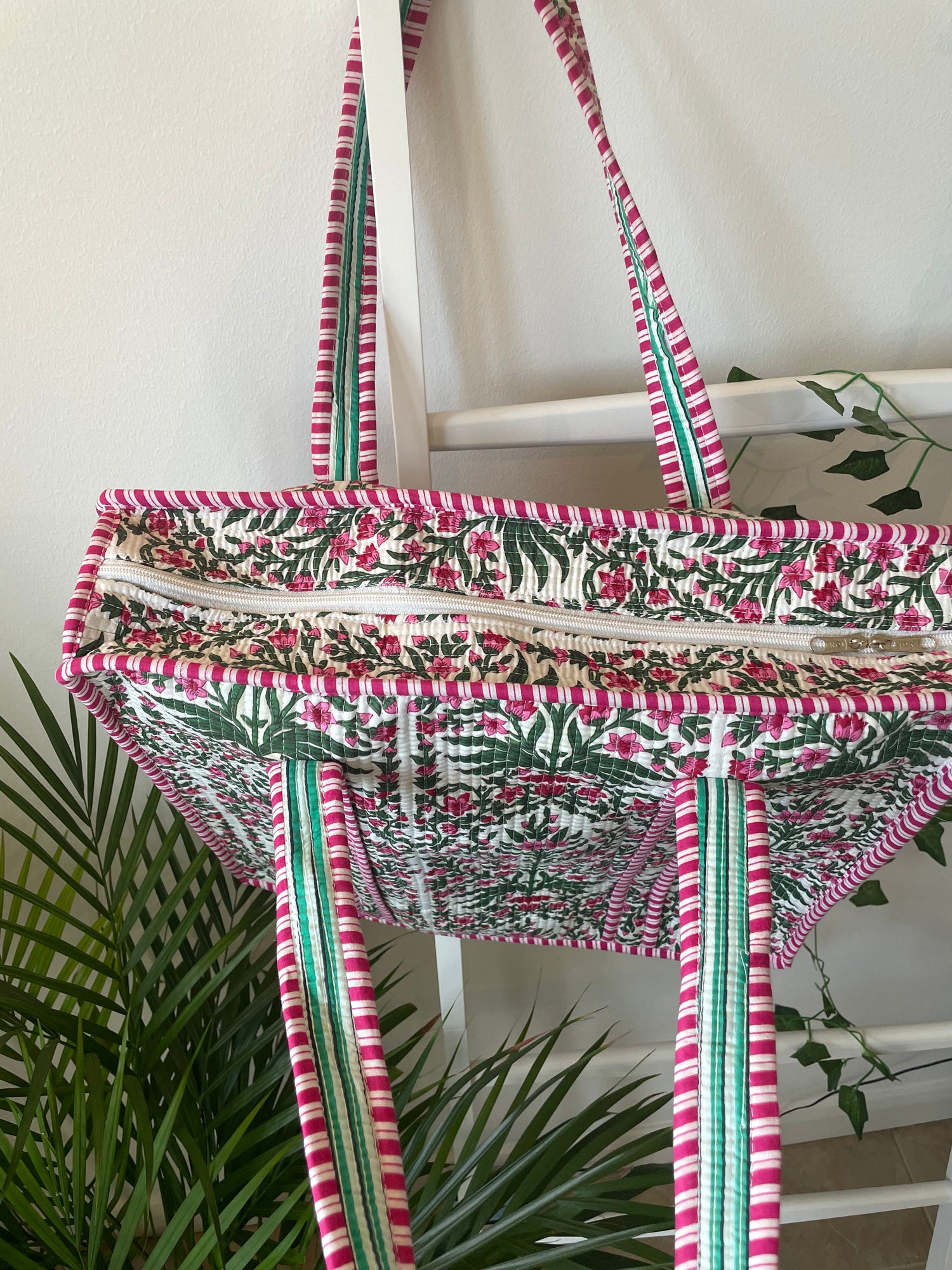 Quilted Cotton Tote bag