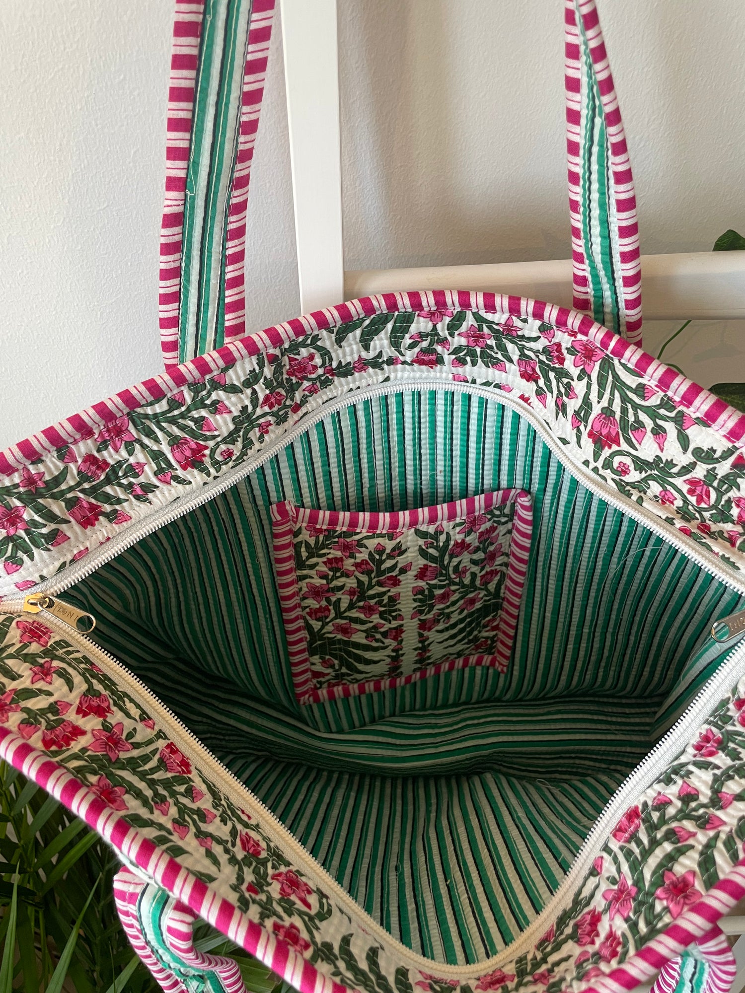 Quilted Cotton Tote bag