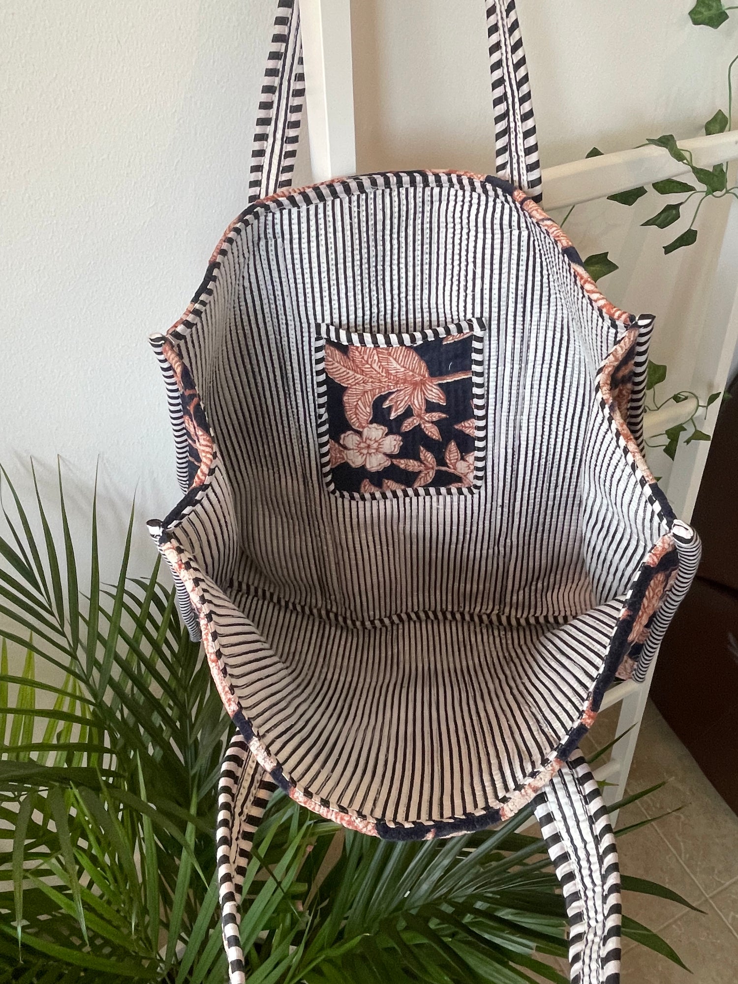 Quilted Velvet Tote bags