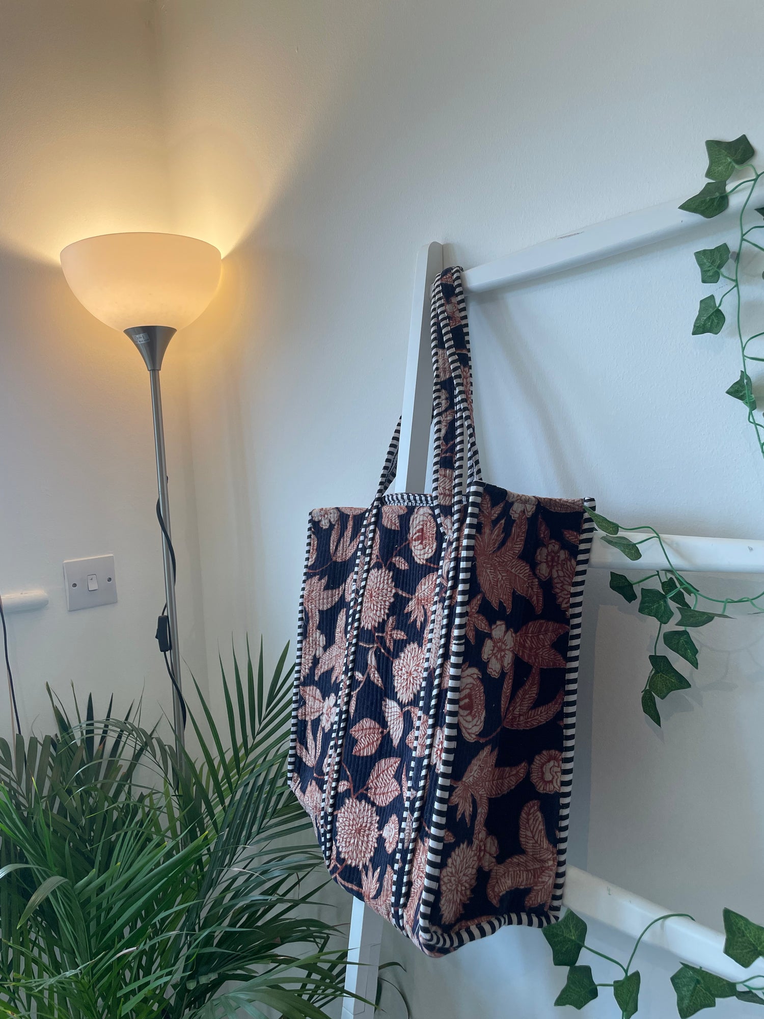 Quilted Velvet Tote bags