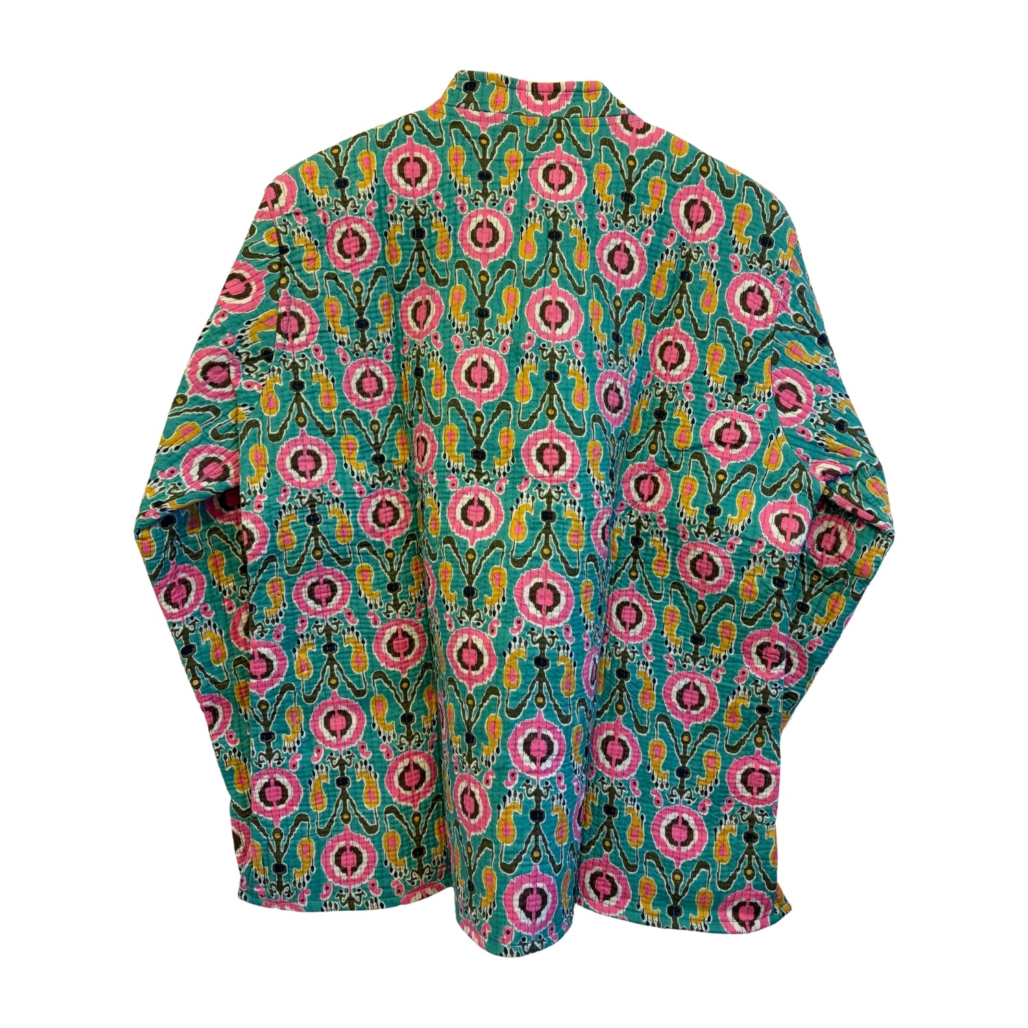 Colorful floral patterned Jacket on a white background