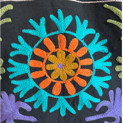 Cotton Suzani Embroidery Hoodie 
