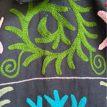 Cotton Suzani Embroidery Hoodie 