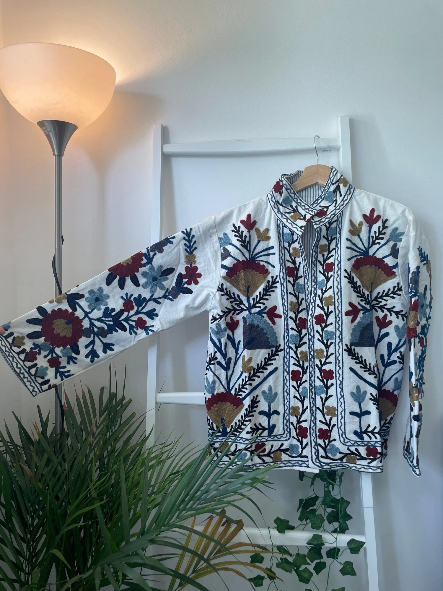 Suzani Embroidery Jacket Artofakind