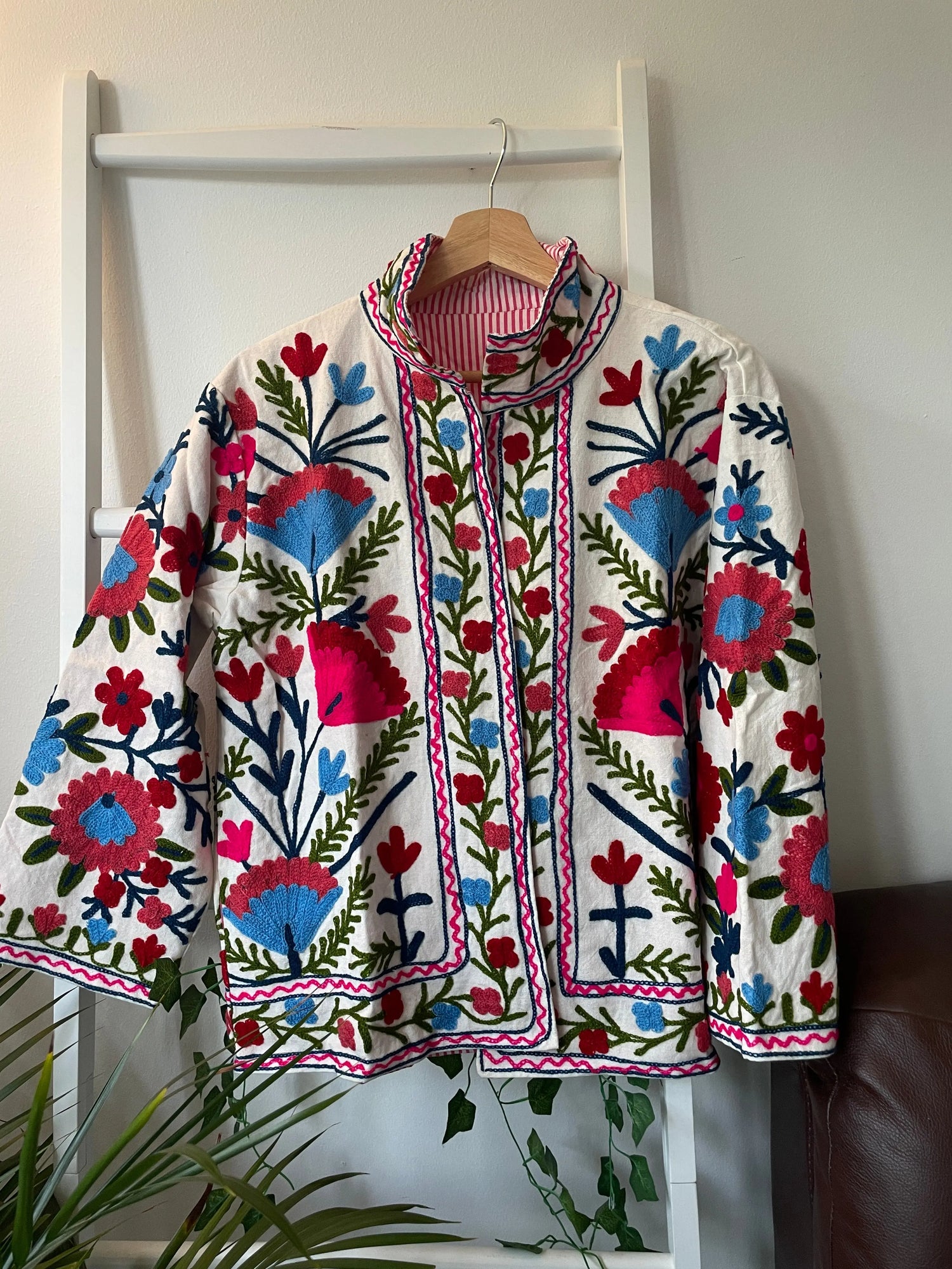 Suzani Embroidery Jacket Artofakind