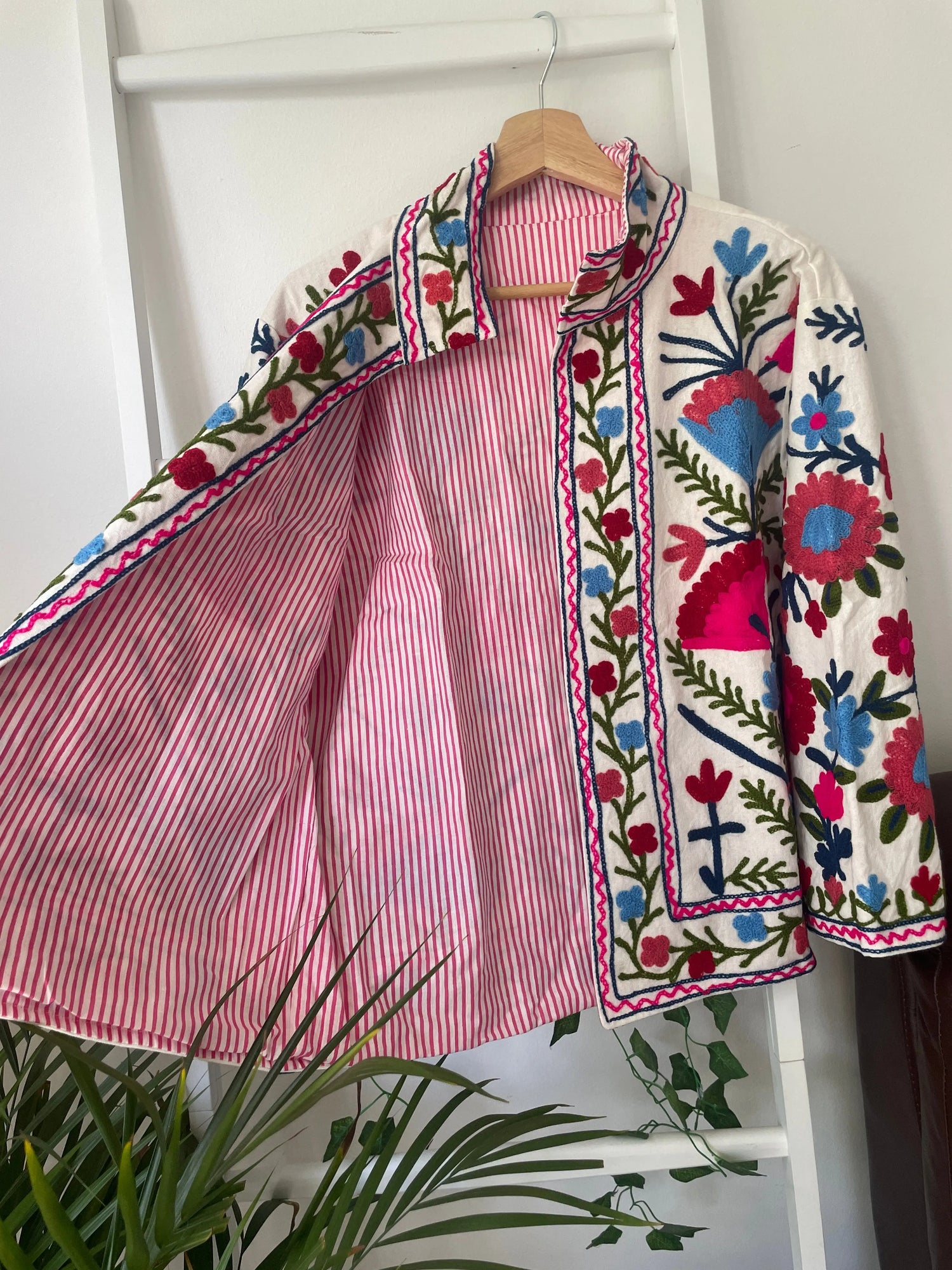 Suzani Embroidery Jacket Artofakind