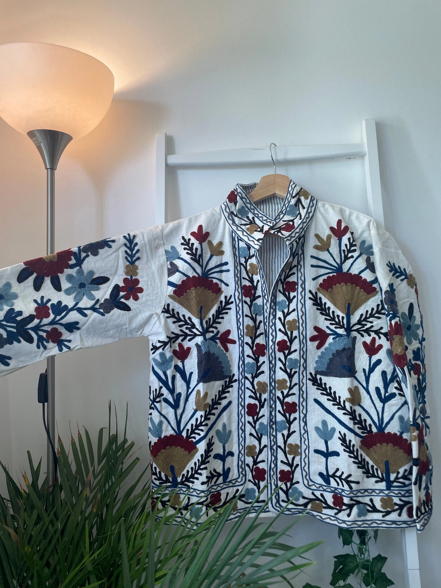 Suzani Embroidery Jacket Artofakind