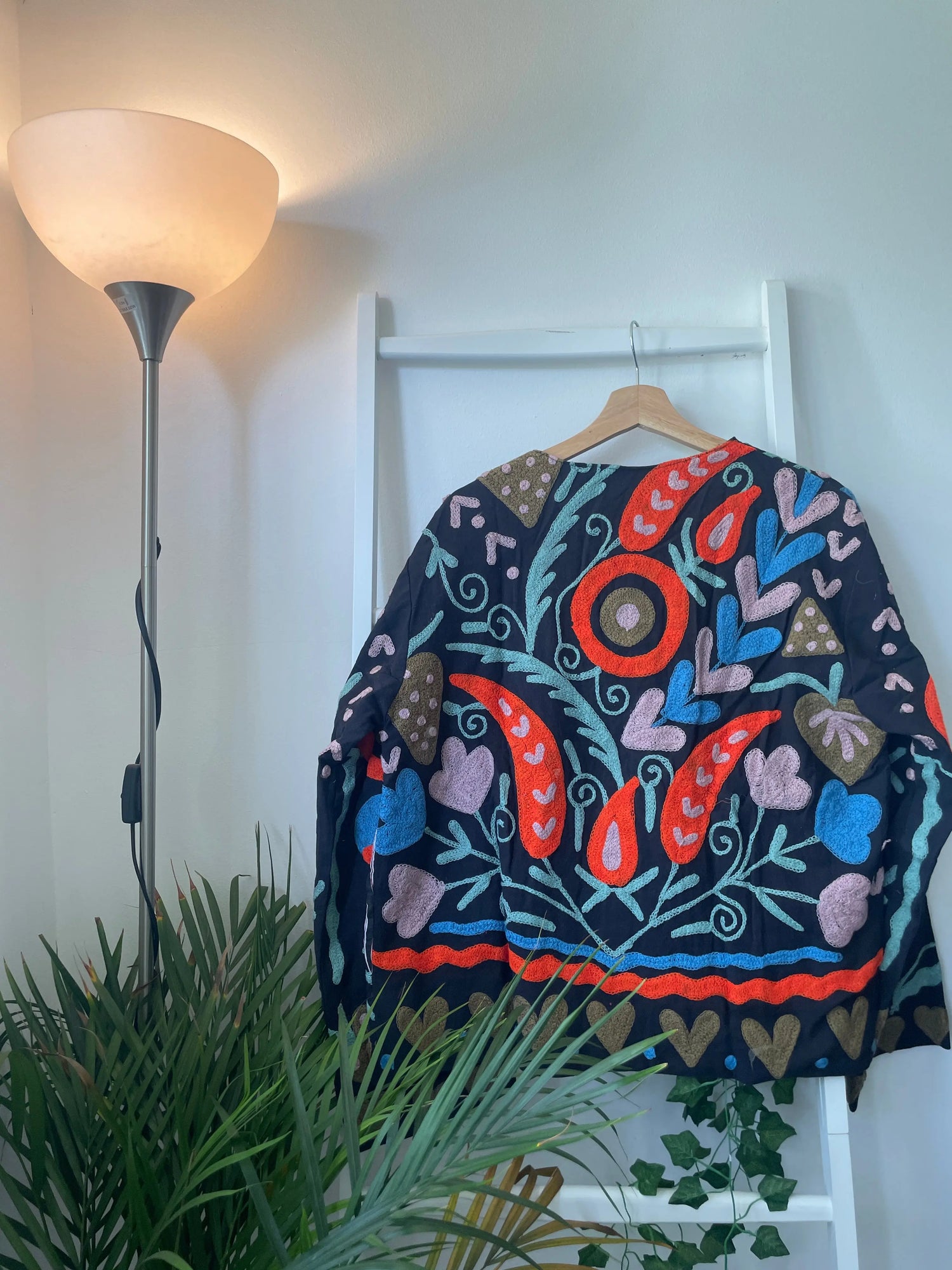 Suzani Embroidery Jacket Artofakind