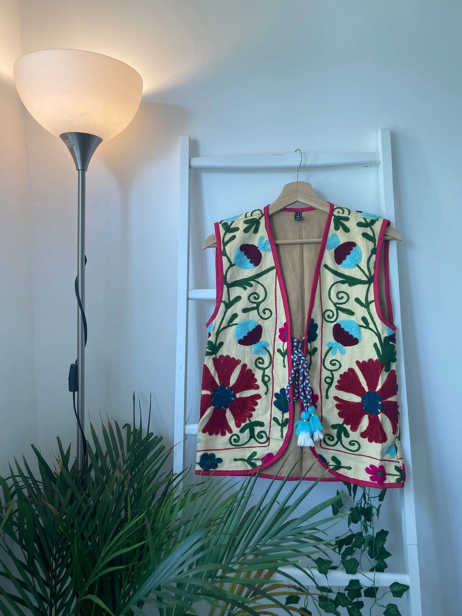 Suzani Embroidery Vest Artofakind