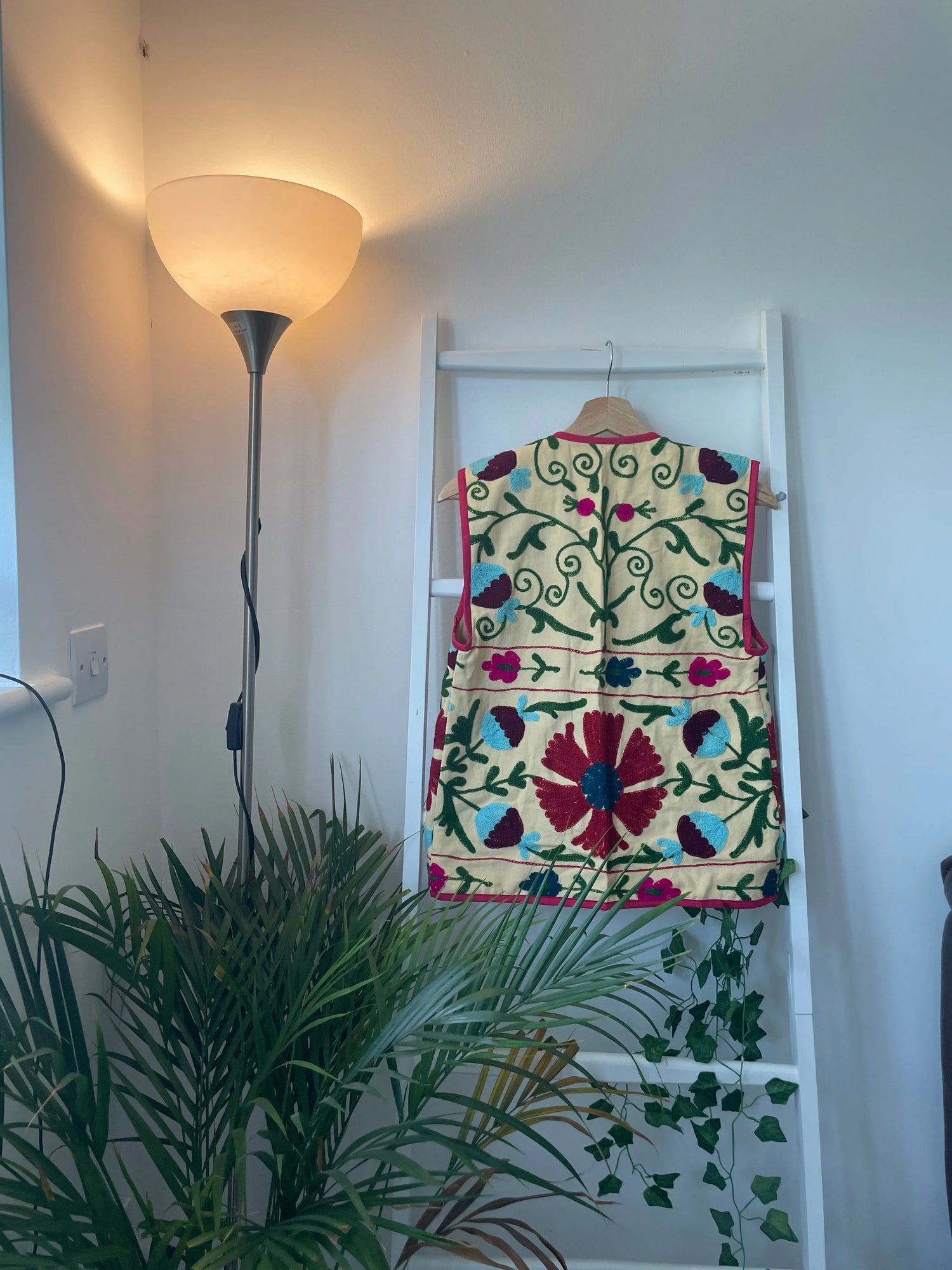 Suzani Embroidery Vest Artofakind