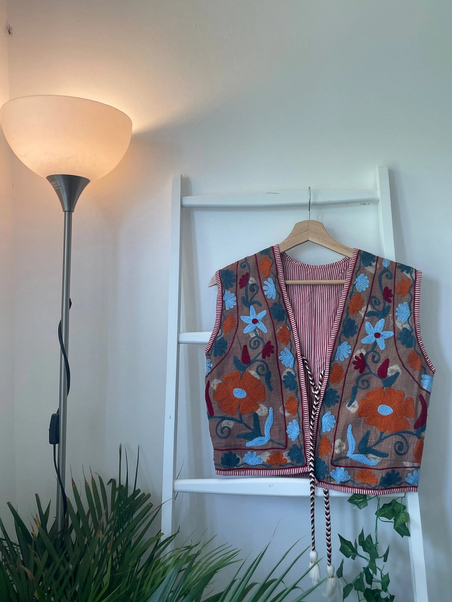 Vintage Suzani Kantha Vest Artofakind