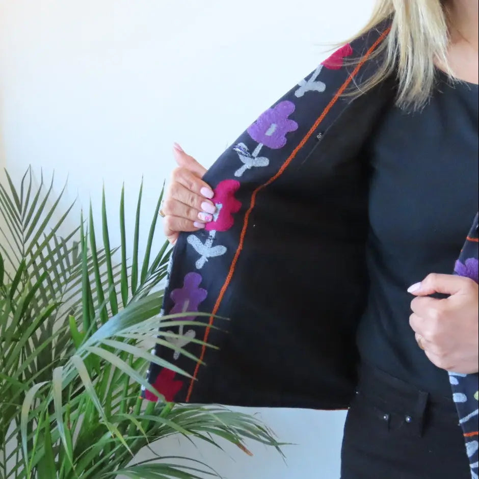 Suzani Embroidery Blazer
