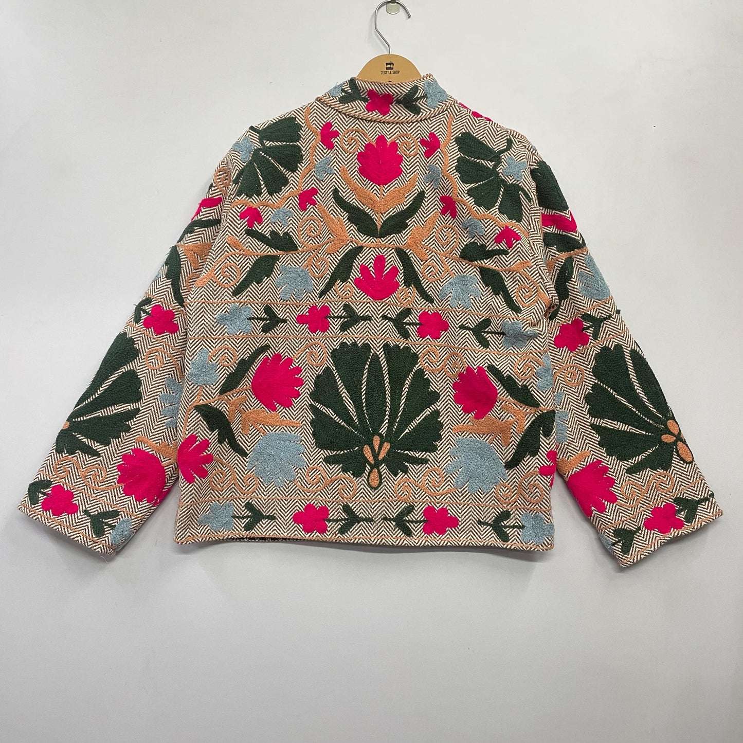 Suzani jacket back on hanger
