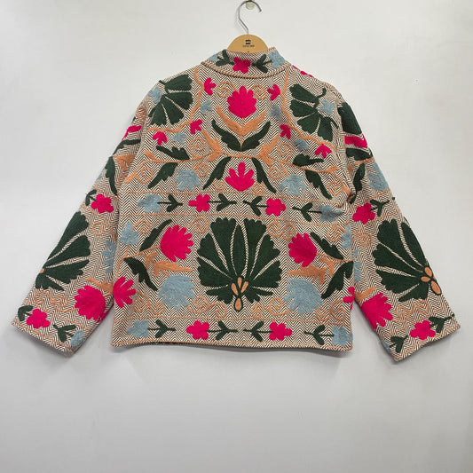 Suzani jacket back on hanger