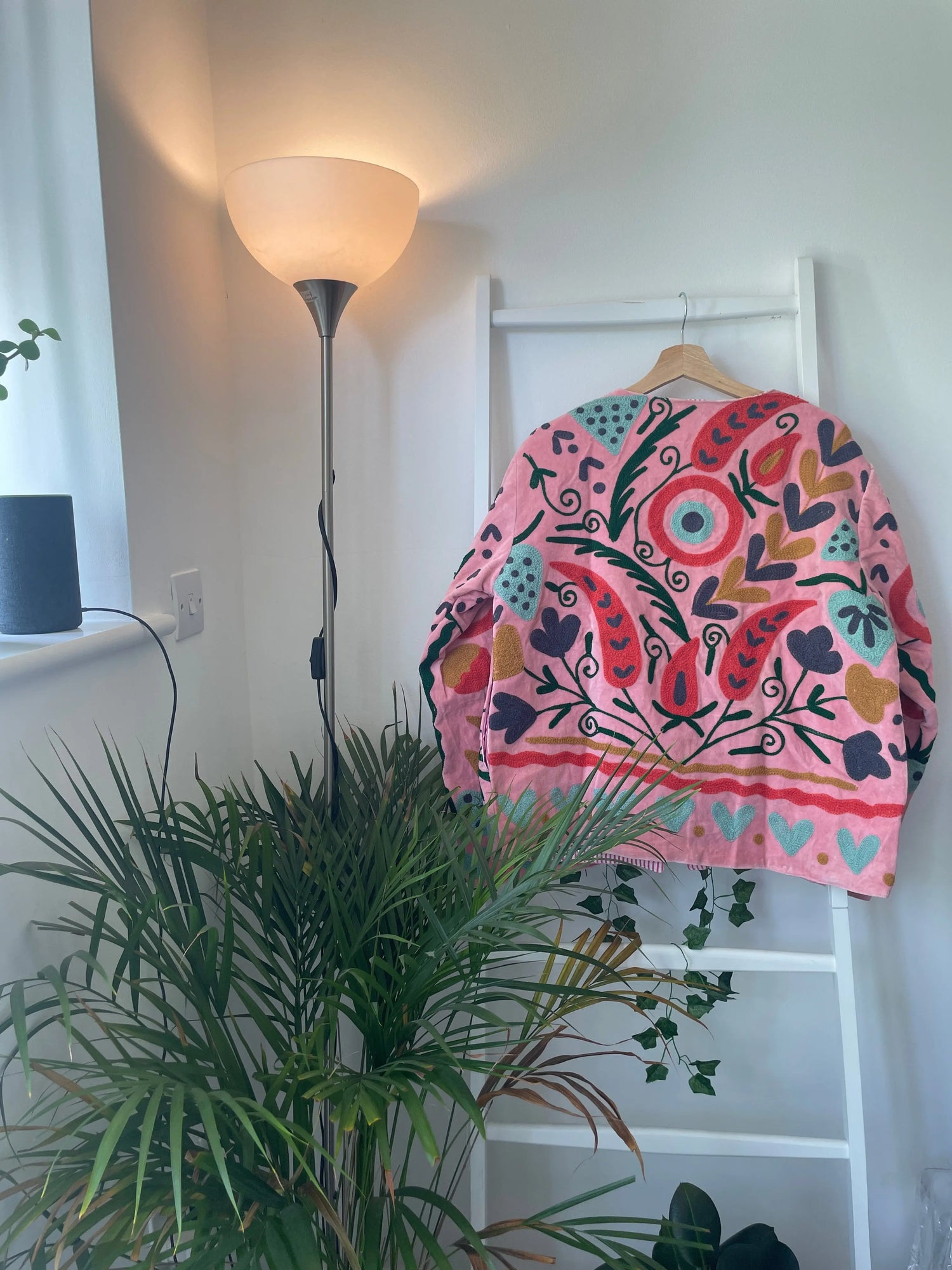 Velvet Suzani Embroidery Jacket Artofakind