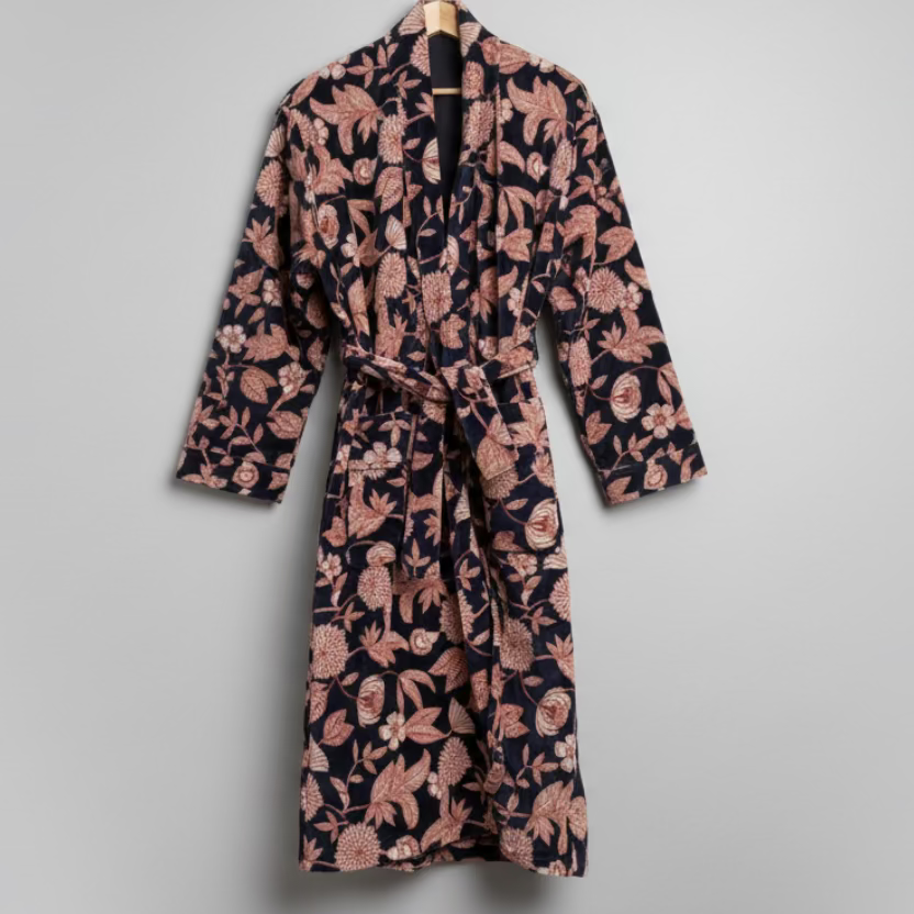 Velvet Bath Robe