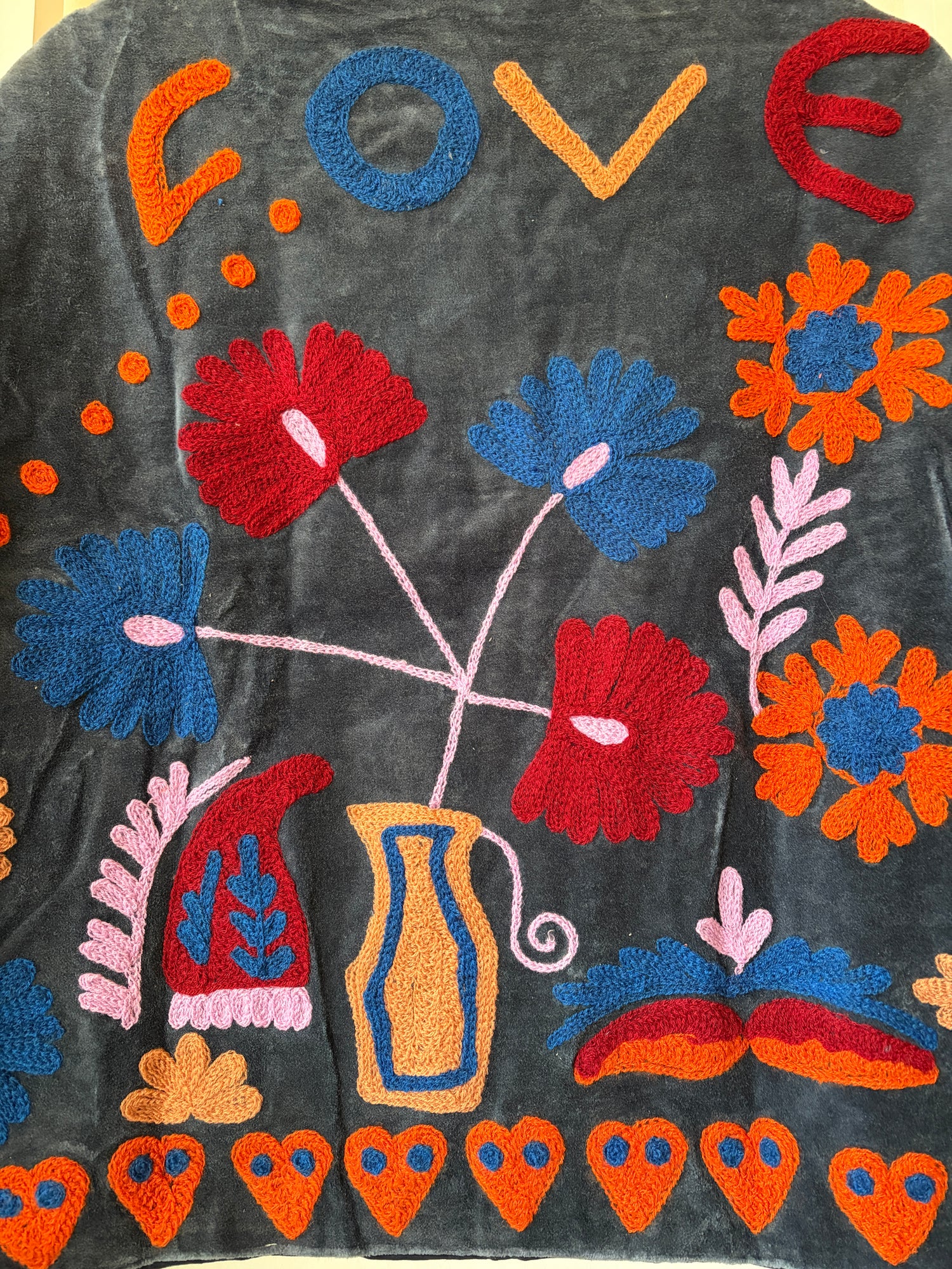 Love jacket details close up