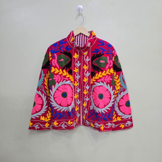 Velvet Suzani Embroidery Jacket