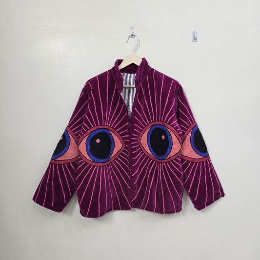 Velvet Suzani Embroidery Jacket